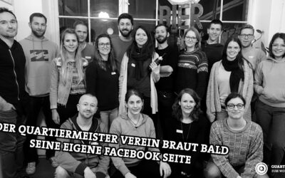 Da braut sich was zusammen: Der Quartiermeister Verein ist jetzt auf Facebook